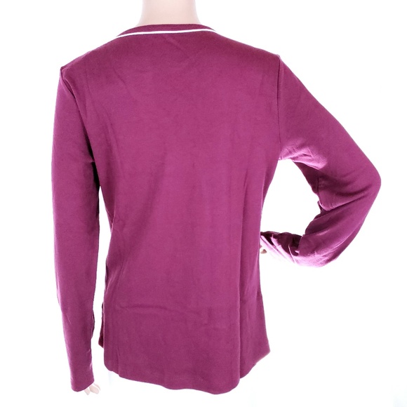 Intimate Essentials Women 100% Cotton Sleepshirt Top Size S - NWT - Picture 4 of 5